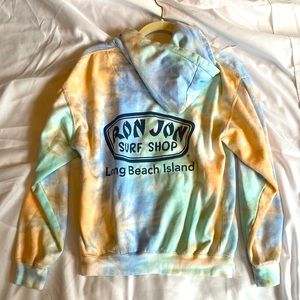 Ron Jon tie dye pullover sweatshirt Size S